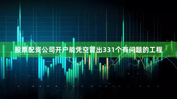 股票配资公司开户能凭空冒出331个有问题的工程